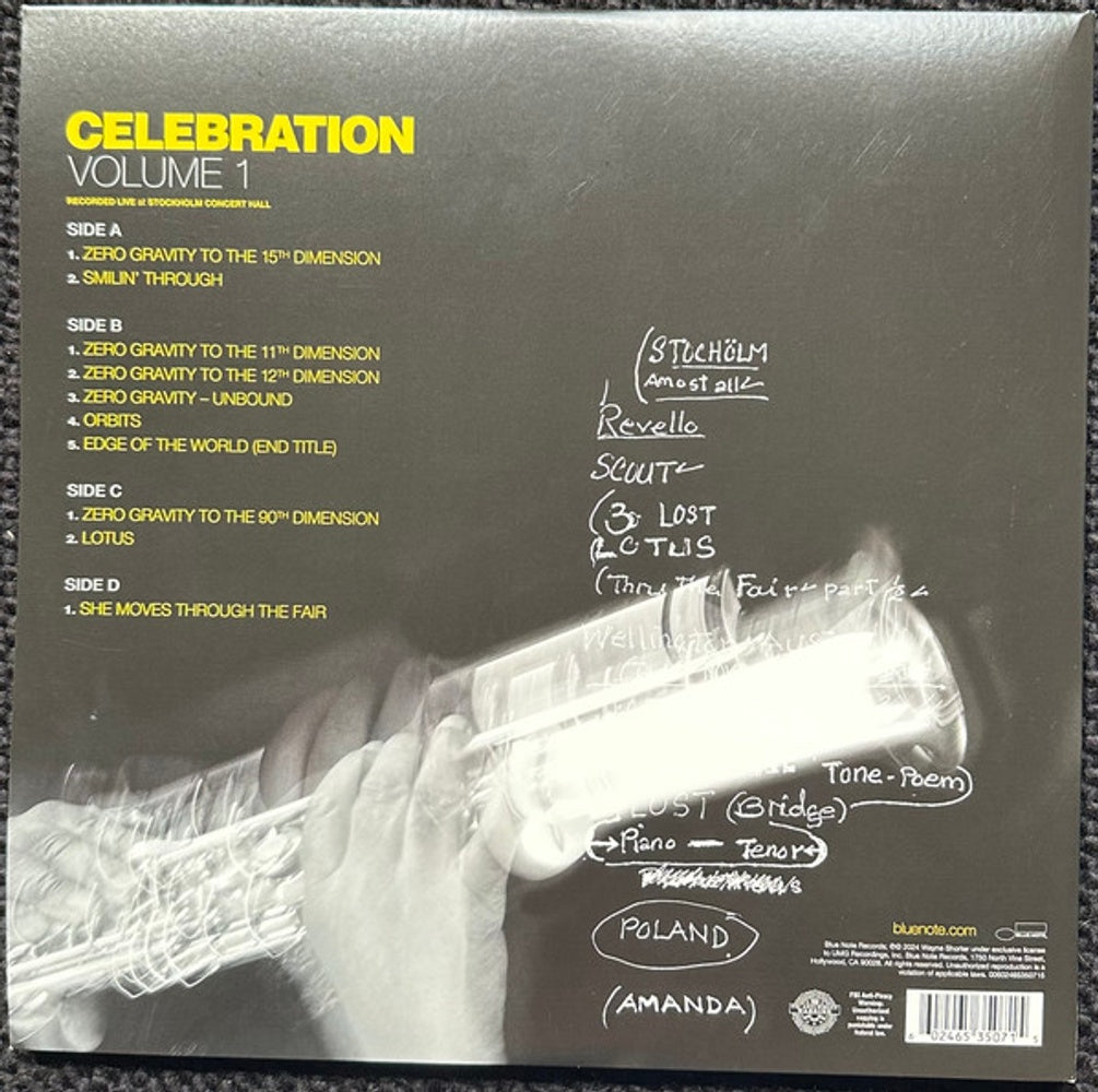 Wayne Shorter – Celebration, Volume 1 (2-LP Vinyl) Vinyl Record