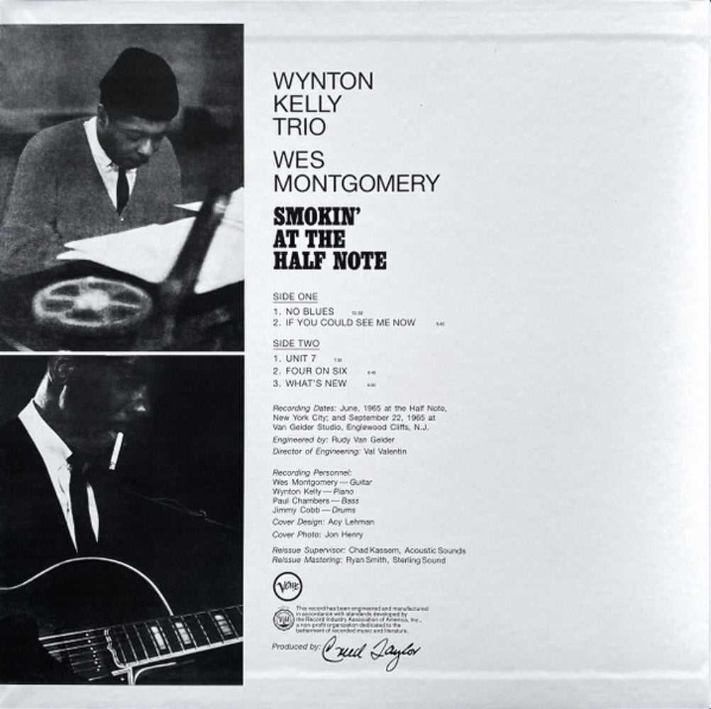 Wynton Kelly Trio & Wes Montgomery – Smokin' At The Half Note (LP Vinyl) Vinyl Record