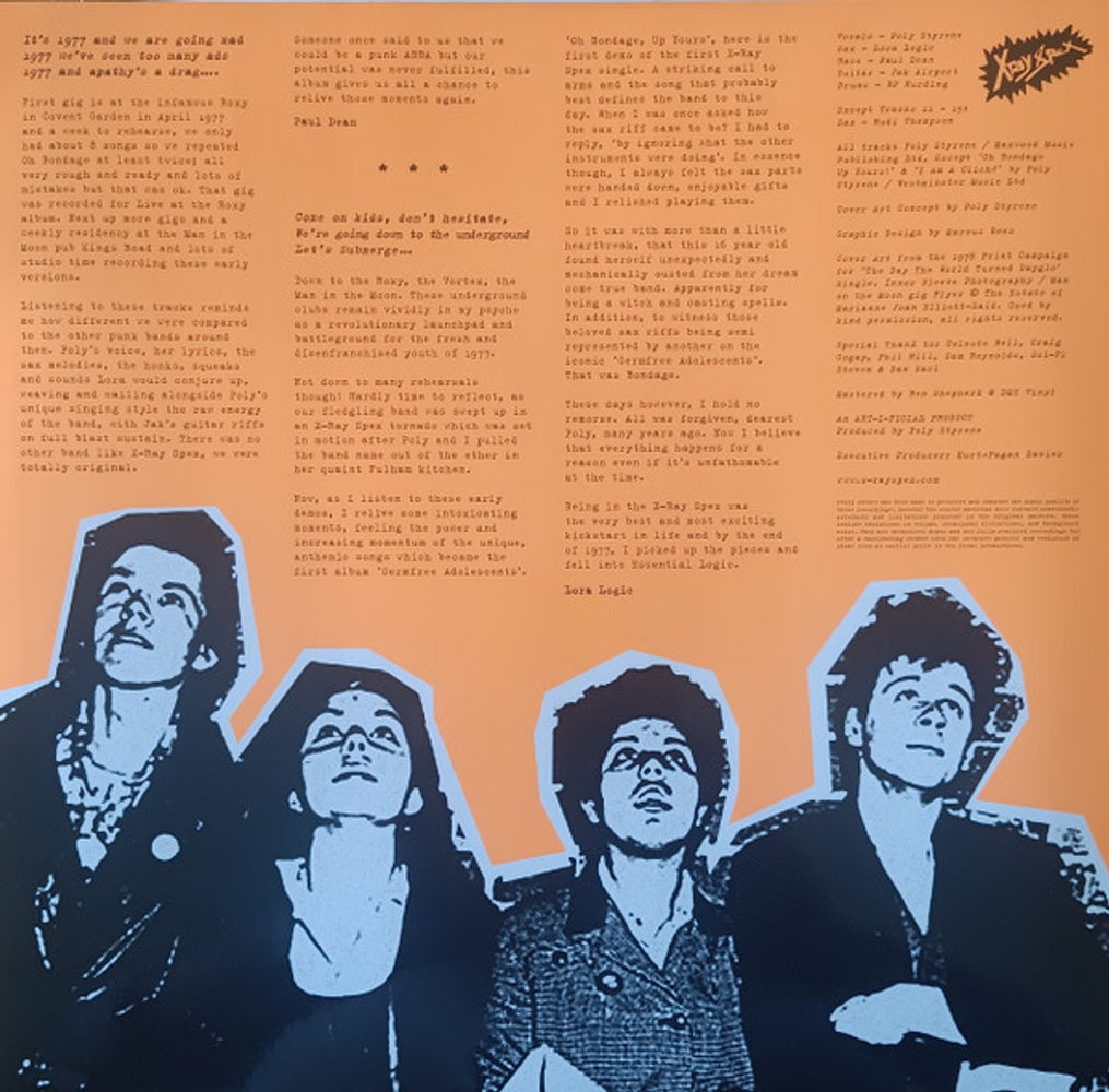 X-Ray Spex – Obsessed With You (LP Vinyl) Vinyl Record