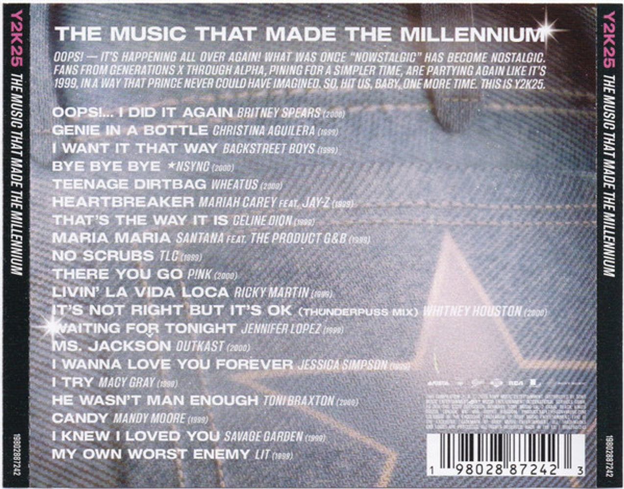 Y2K25: The Music That Made The Millennium Music CD