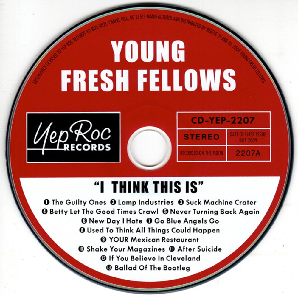 Young Fresh Fellows – I Think This Is Music CD