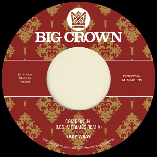 Lady Wray - Come On In (Les Imprimes Remix) / Under The Sun (Surprise Chef Remix) (7" Vinyl) Vinyl Record