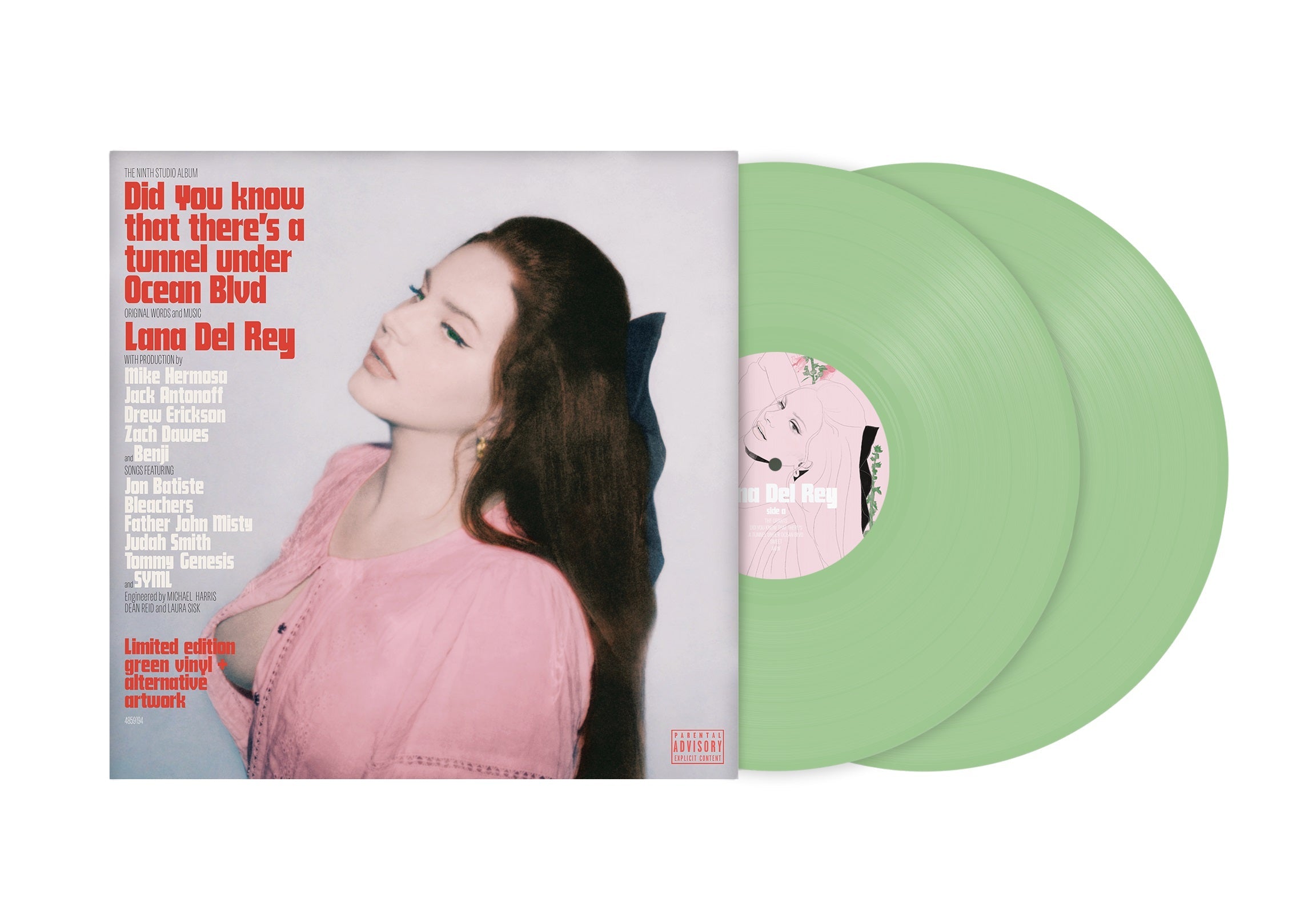 Lana Del Rey Did you know that there’s a tunnel... [Light Green 2 LP/Alt. Cover] Vinyl Record