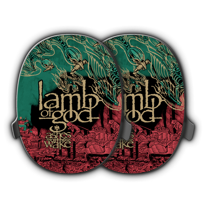 Lamb of God Ashes of The Wake Limited Edition HEAVYS Headphone Shells & Headphone Bundle