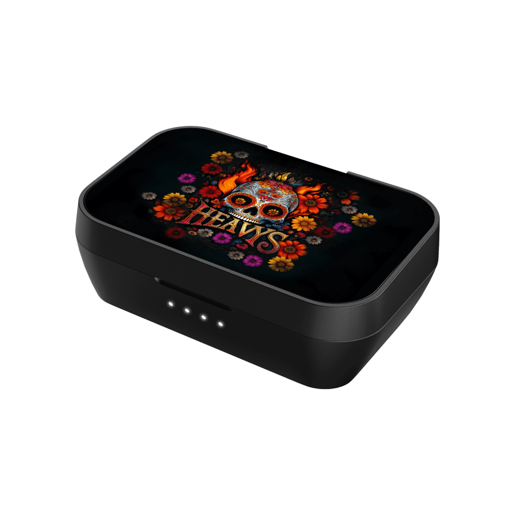Sugar Skull Shell for Heavys EarBuds Case