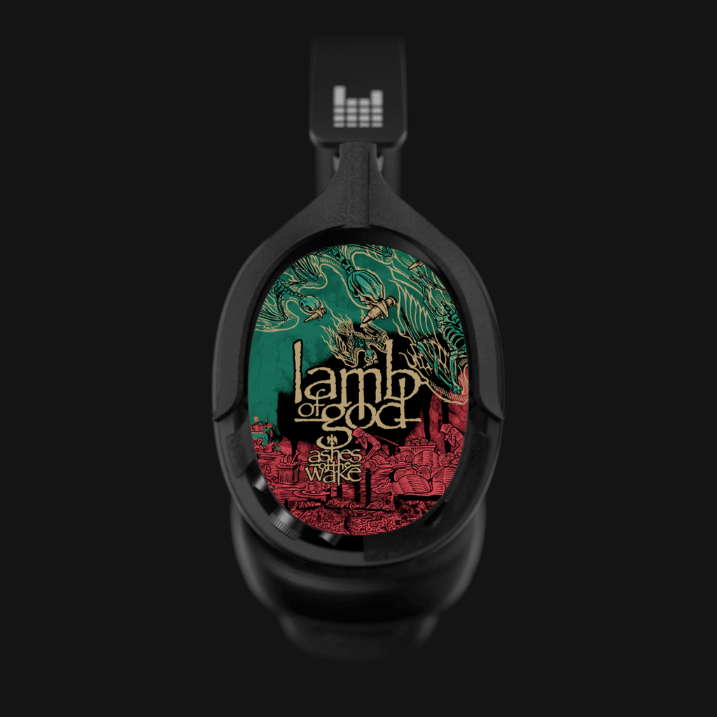 Lamb of God Ashes of The Wake Limited Edition HEAVYS Headphone Shells & Headphone Bundle