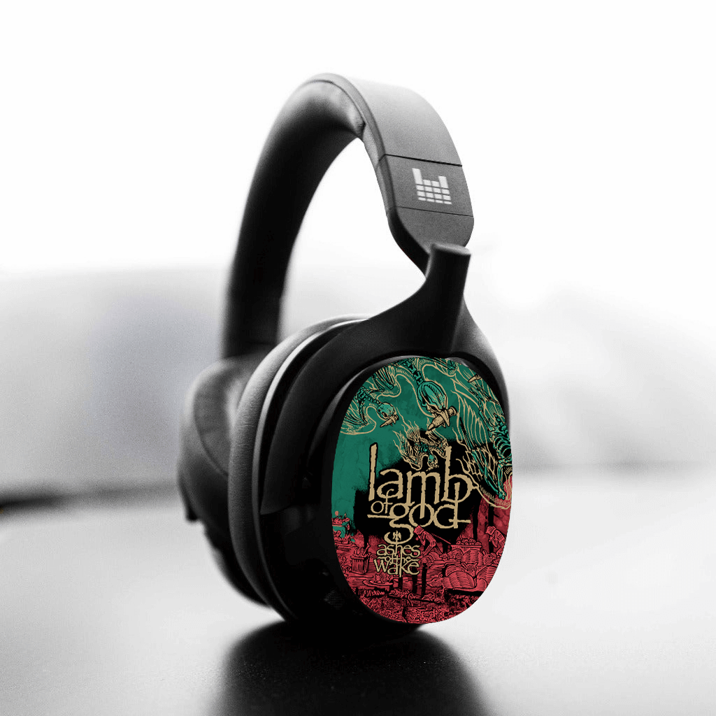 Lamb of God Ashes of The Wake Limited Edition HEAVYS Headphone Shells & Headphone Bundle