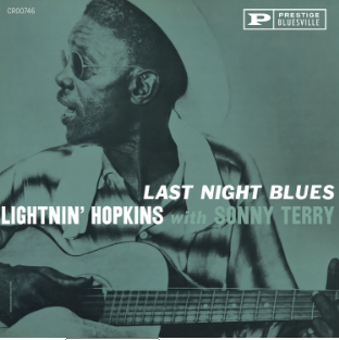 Lightnin' Hopkins & Sonny Terry Last Night Blues (Bluesville Acoustic Sounds Series) Vinyl Record