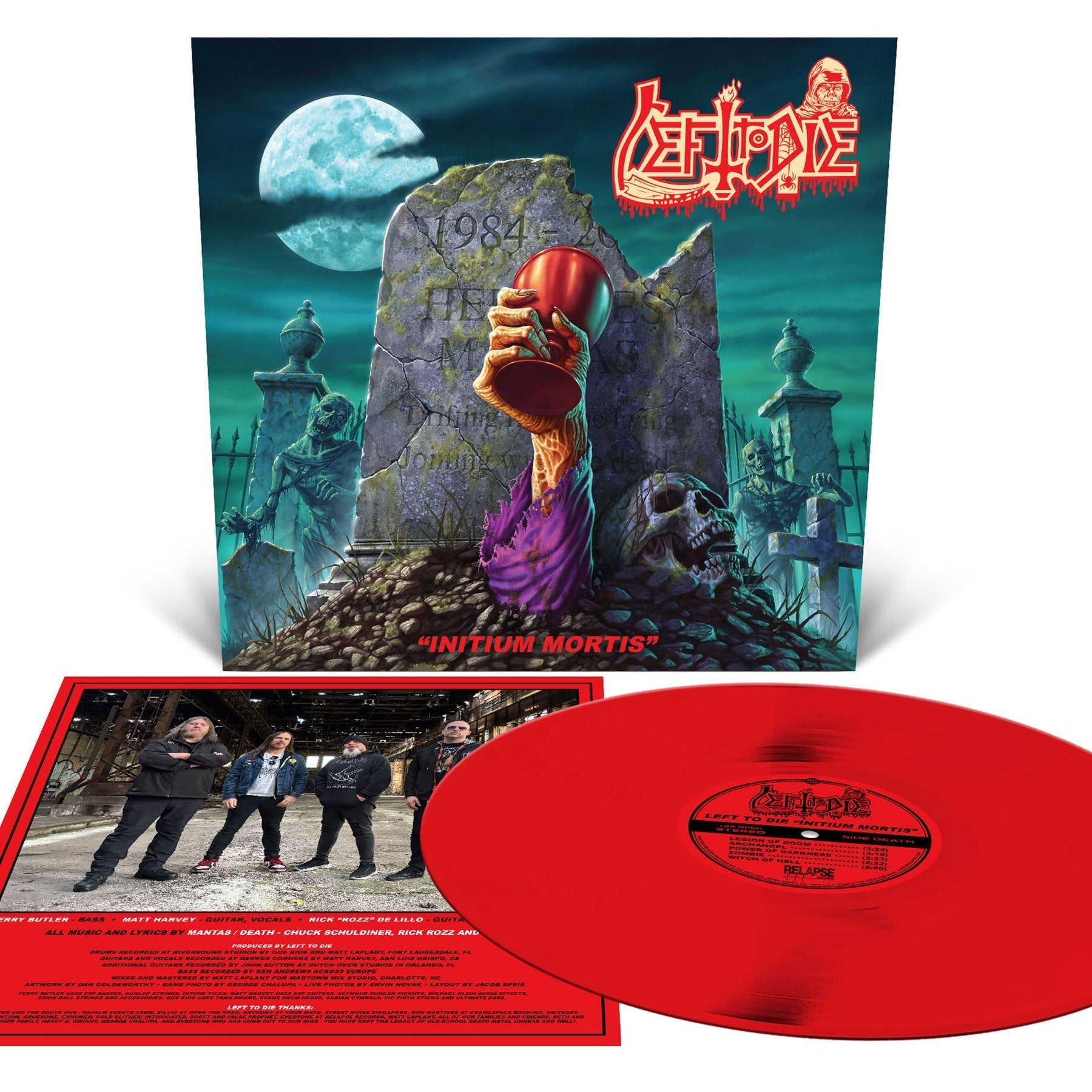Left To Die - Initium Mortis [Red Vinyl] Vinyl Record