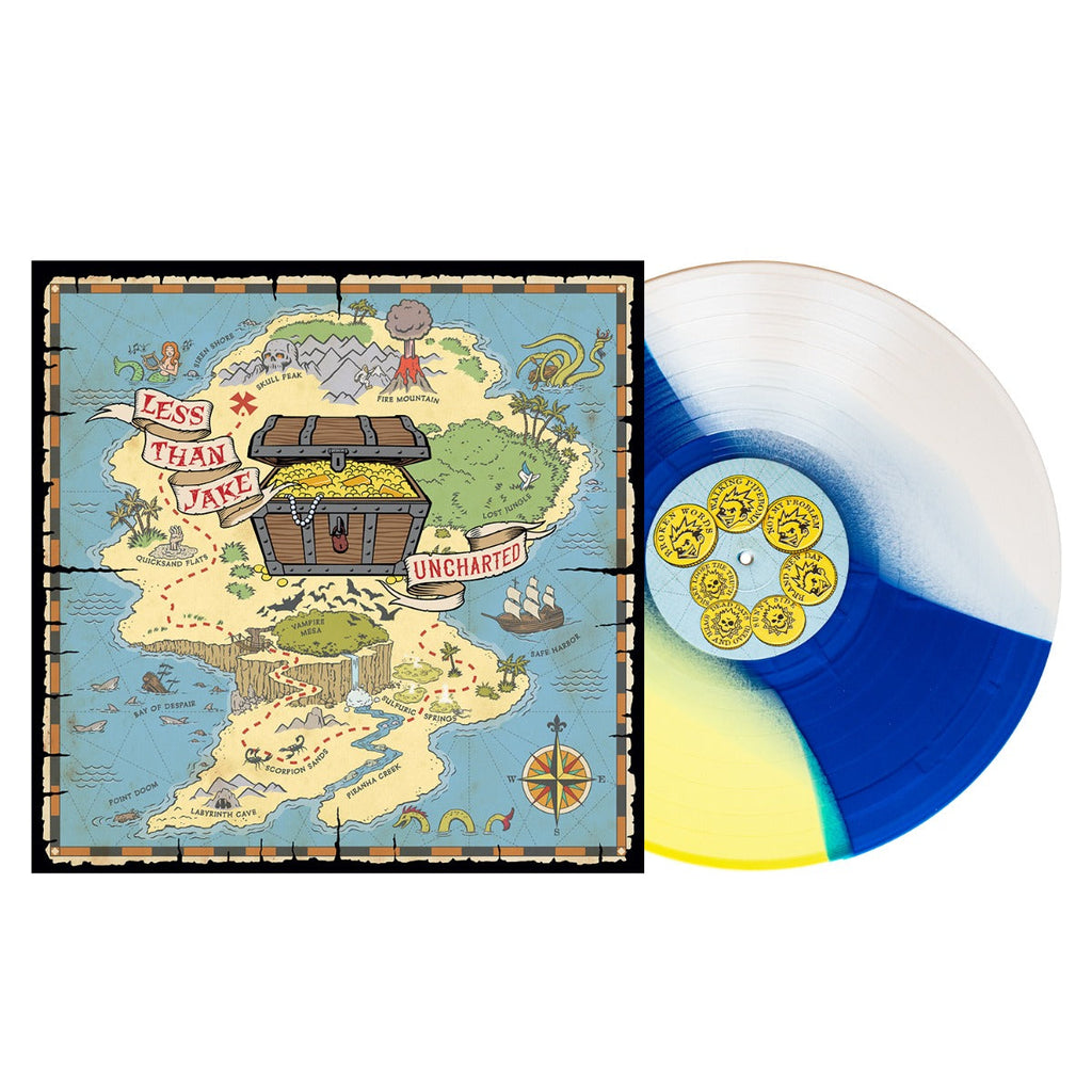 Uncharted (Indie Exclusive, Easter Yellow/Blue/Bone Tri-Stripe Colored Vinyl) Vinyl Record