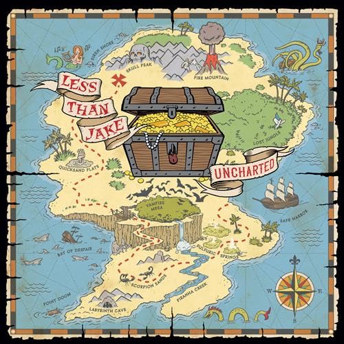 Uncharted (Indie Exclusive, Easter Yellow/Blue/Bone Tri-Stripe Colored Vinyl) Vinyl Record