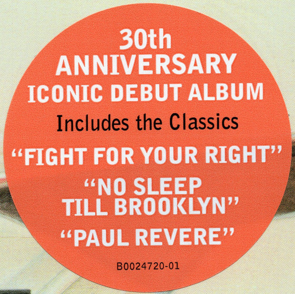 Licensed To Ill [30th Anniversary Edition] Vinyl Record