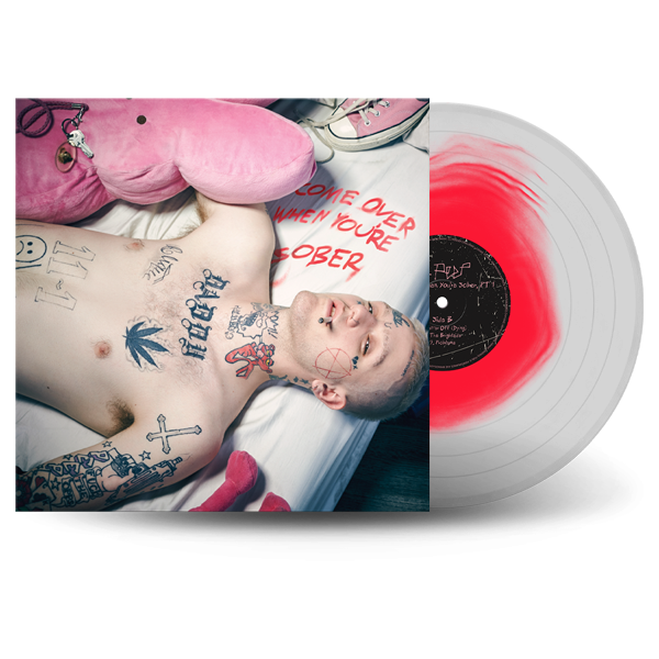 Lil Peep Come Over When You're Sober, Pt.1 (Clear & Pink Colored Vinyl) Vinyl Record