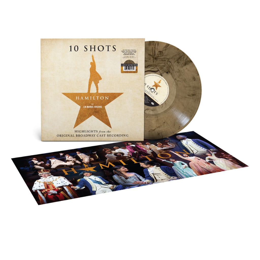 Hamilton: 10 Shots (Highlights From The Original Broadway Cast Recording) (Cabinet Battle Vinyl Tan Smoke Vinyl) Vinyl Record