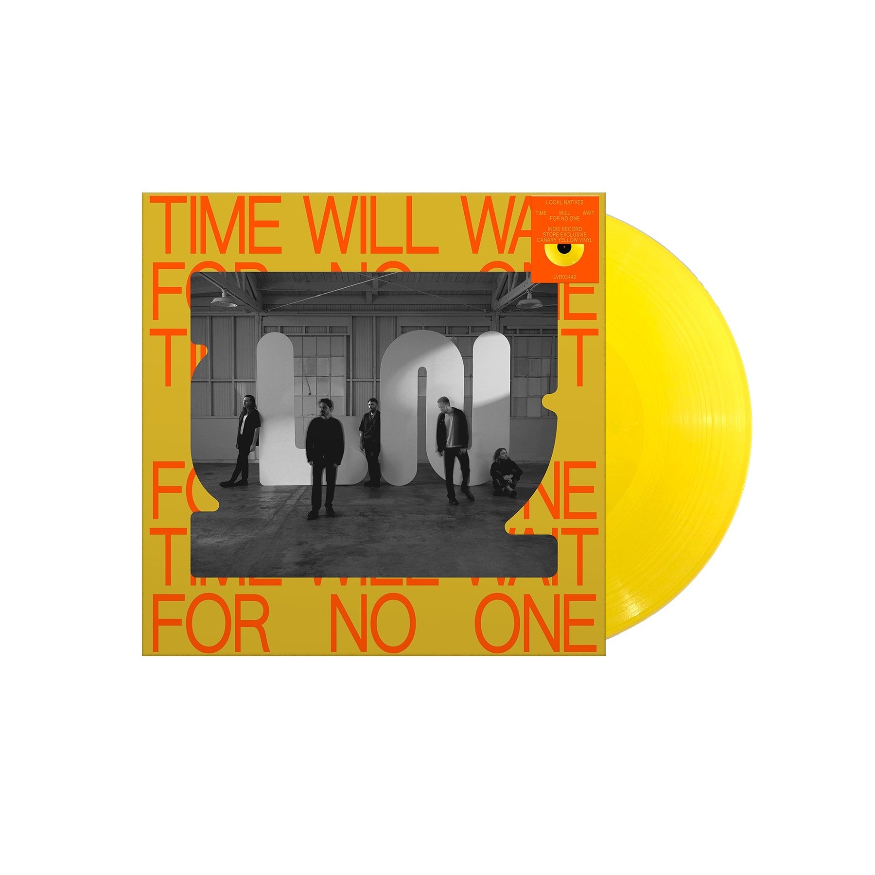 Local Natives Time Will Wait For No One [Canary Yellow LP] Vinyl Record