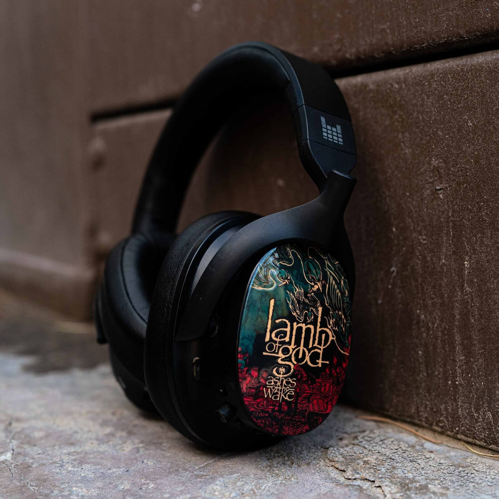 Lamb of God Ashes of The Wake Limited Edition HEAVYS Headphone Shells & Headphone Bundle