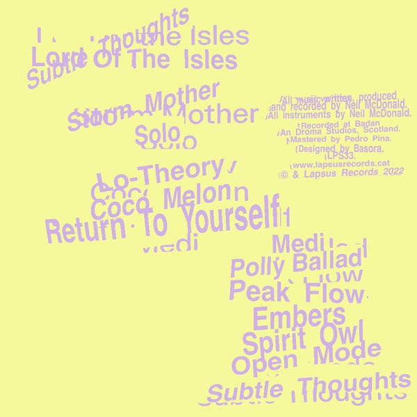 Subtle Thoughts Vinyl Record