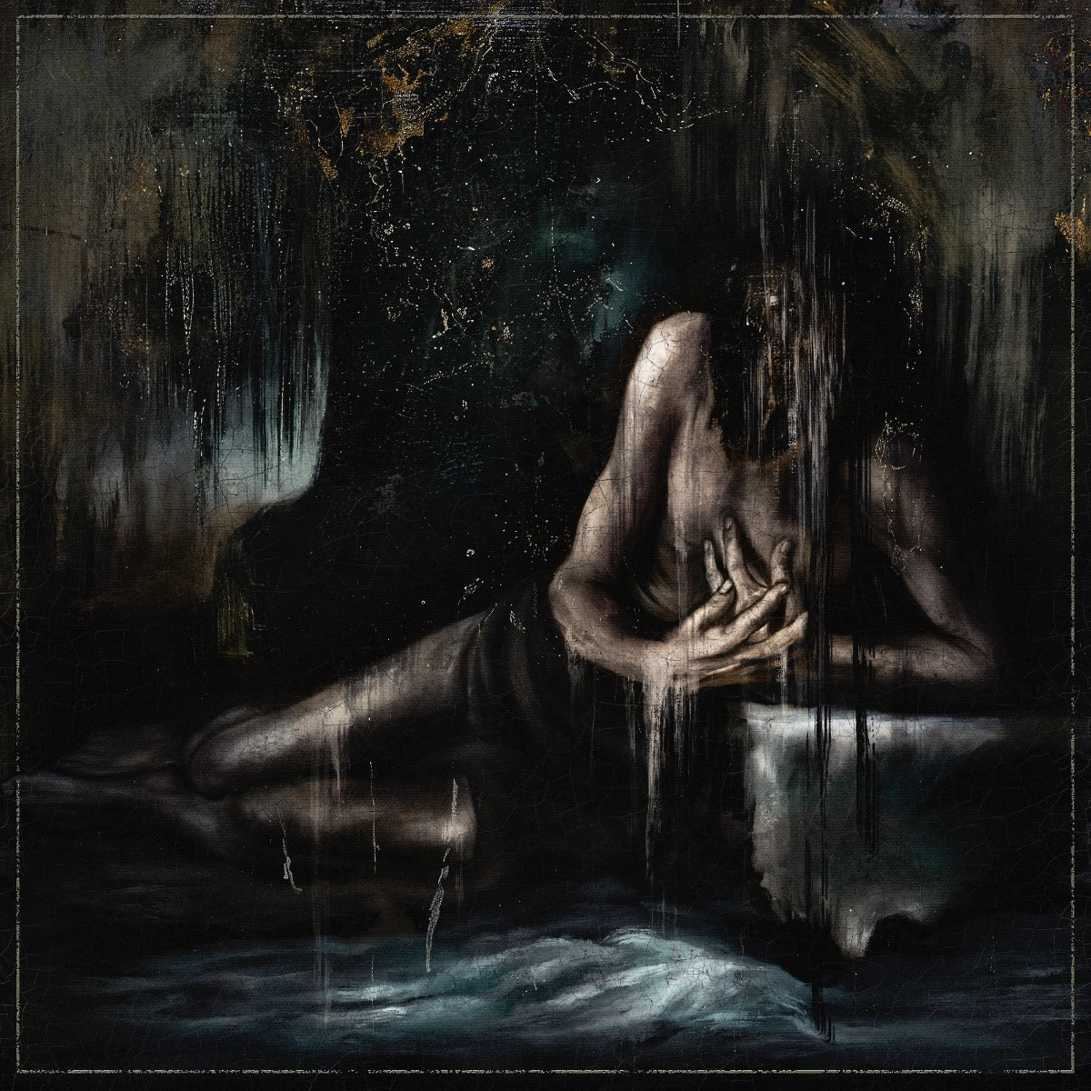 I Feel The Everblack Festering Within Me (Indie Exclusive) (Light Blue Marble Vinyl) Vinyl Record