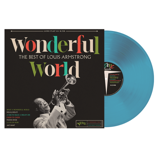 Wonderful World: The Best Of Louis Armstrong (Limited Edition, Blue Vinyl) Vinyl Record