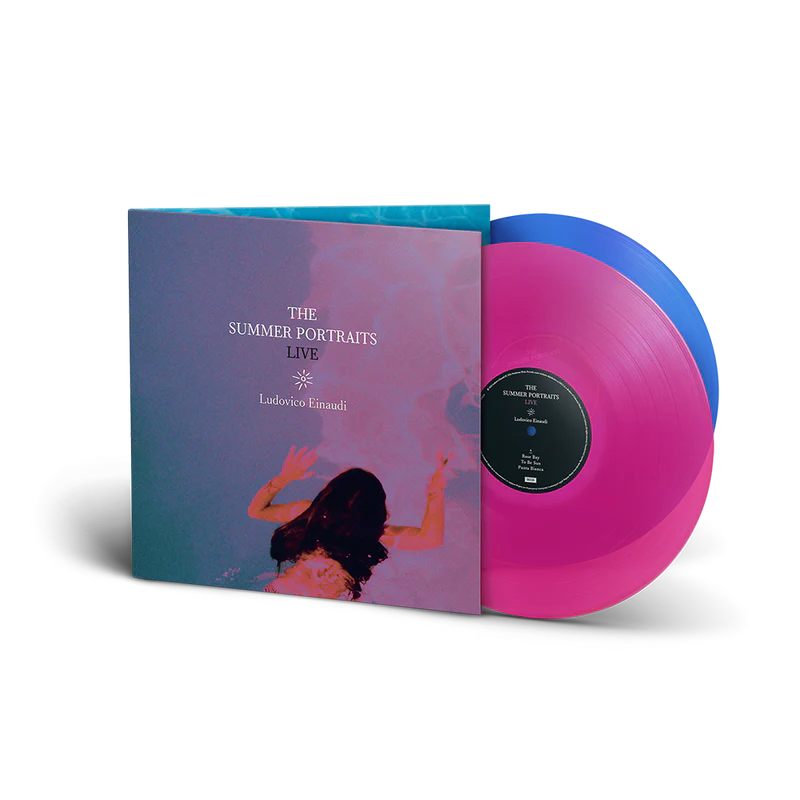PRE-ORDER Ludovico Einaudi - The Summer Portraits: Live [Transparent Blue/Transparent Pink] [2LP] Vinyl Record
