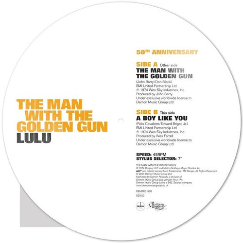 James Bond: The Man With The Golden Gun (Limited Picture Disc Vinyl) [Import] Vinyl Record