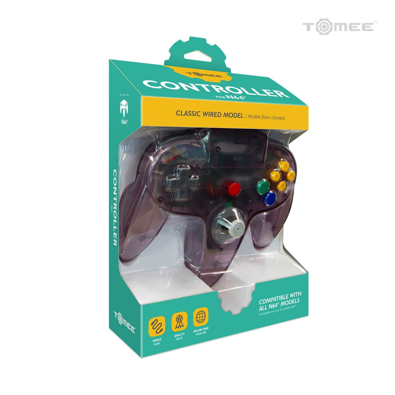 Tomee - N64 Controller: Amethyst Purple - Tomee