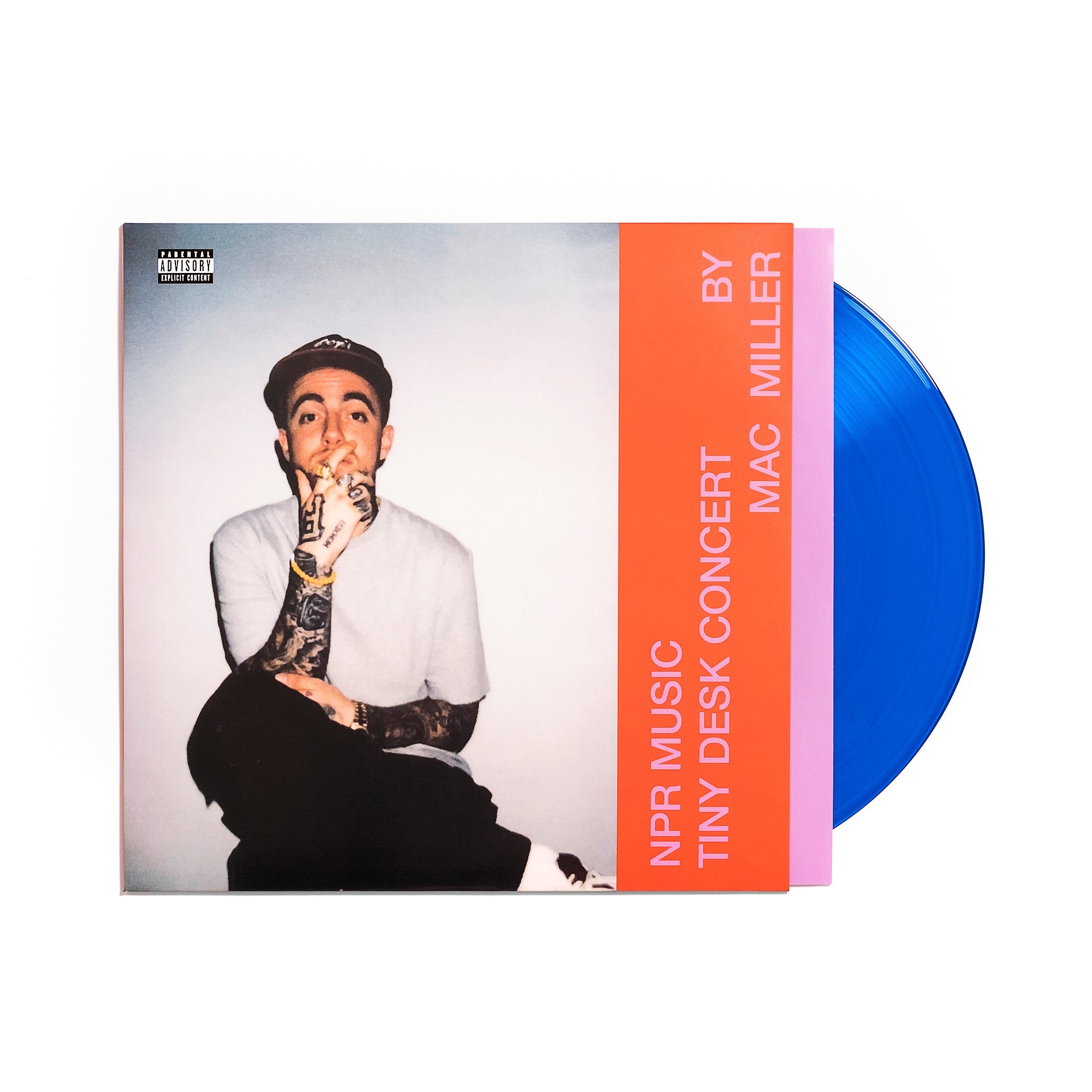 Mac Miller NPR Music Tiny Desk Concert (translucent blue LP with B-side etching) Vinyl Record