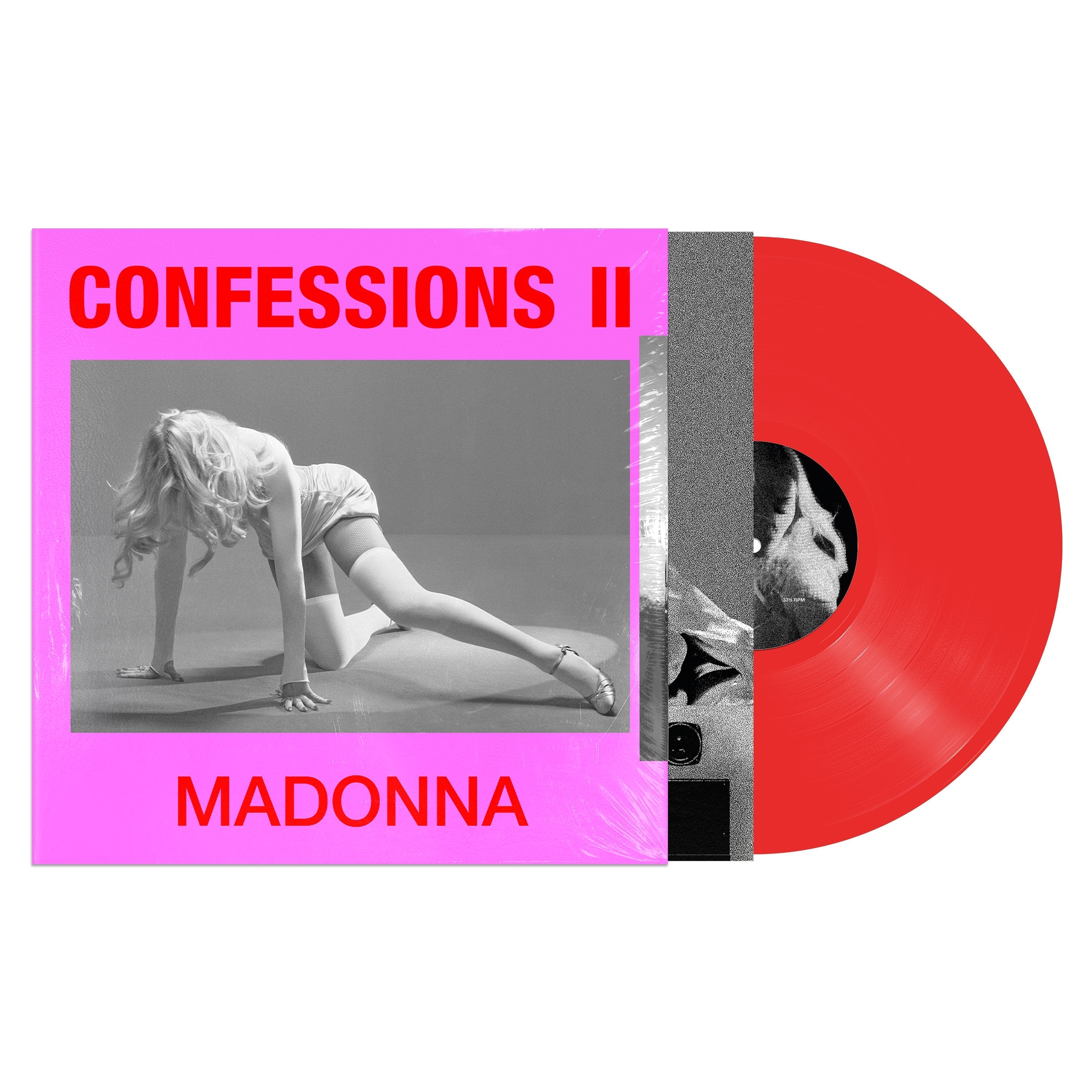 Madonna - Confessions II (Double Sided Poster) [Translucent Red] Vinyl Record