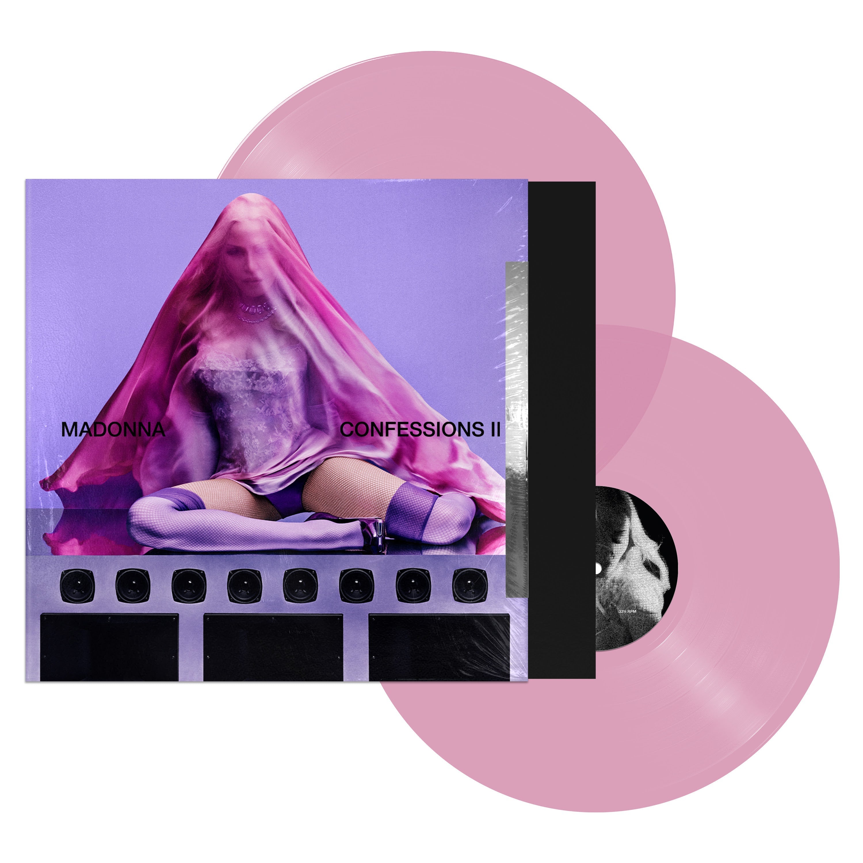 Madonna - Confessions II (Expanded Version) (Double Sided Poster) [Translucent Red] [2LP] Vinyl Record
