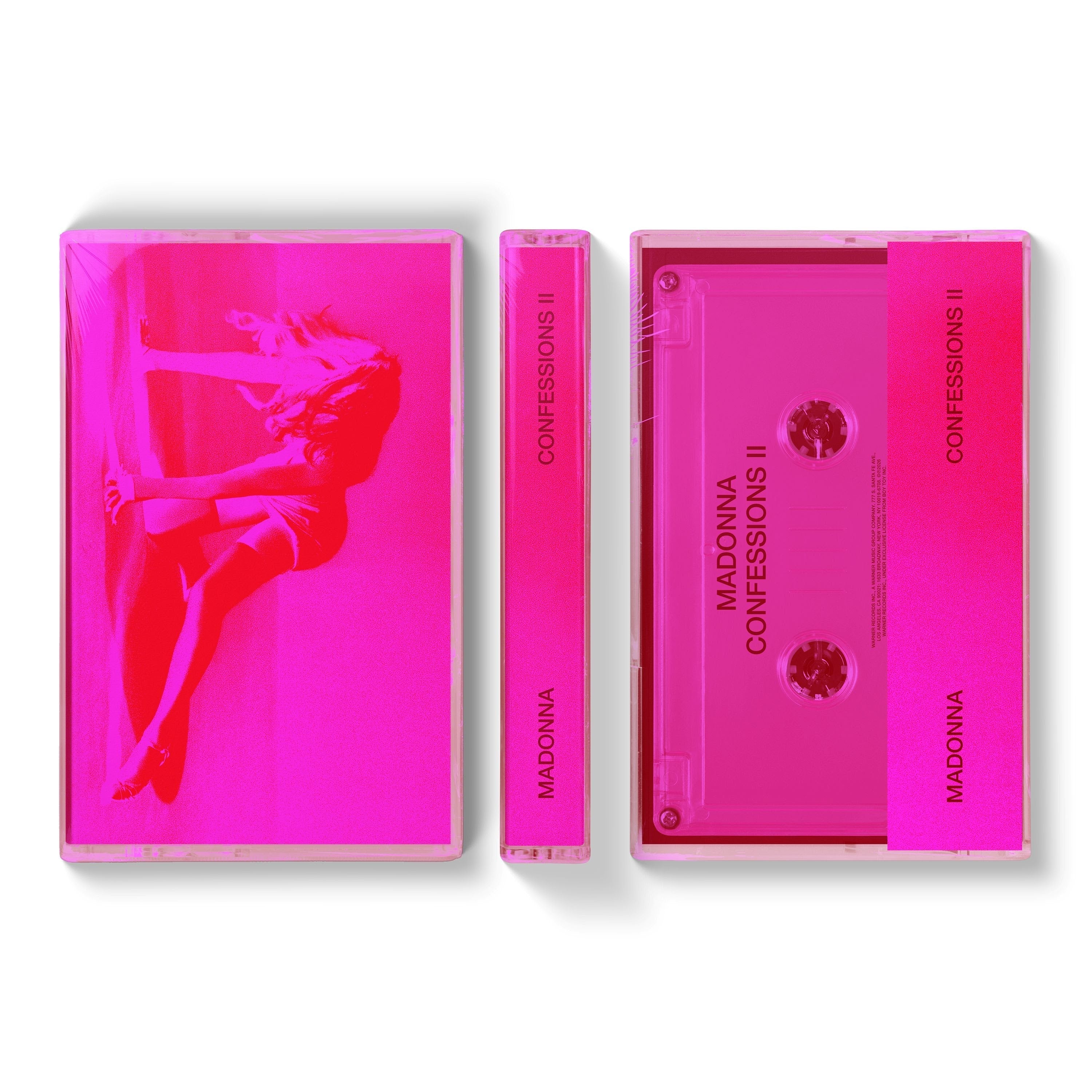 Madonna - Confessions II (Fold Out Sheet) [Translucent Pink] Cassette Tape