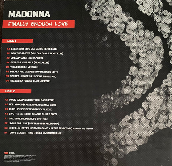 Madonna - Finally Enough Love | Mint (M) Mint (M)