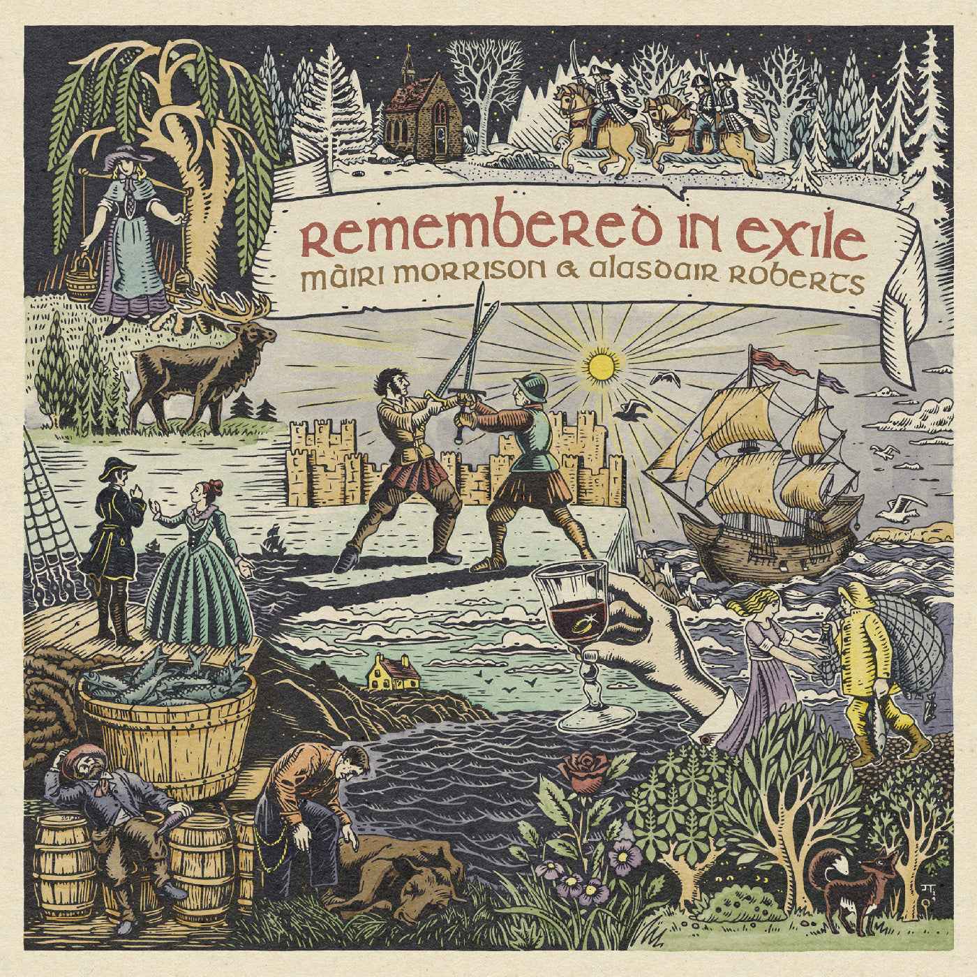 Mairi & Alasdair Roberts With Pete Johnston & Frie - Remembered In Exile: Songs And Ballads From Nova Scotia Music CD