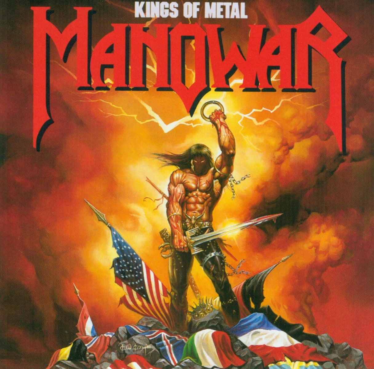 Manowar - Kings Of Metal (Limited Edition, Transparent Blue Colored Vinyl) [Import] Vinyl Record