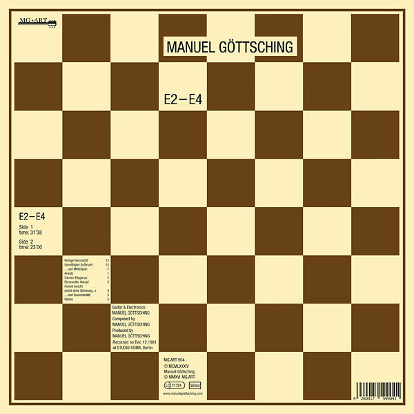MANUEL GOTTSCHING - E2-E4 (35th Anniversary Edition) Vinyl Record