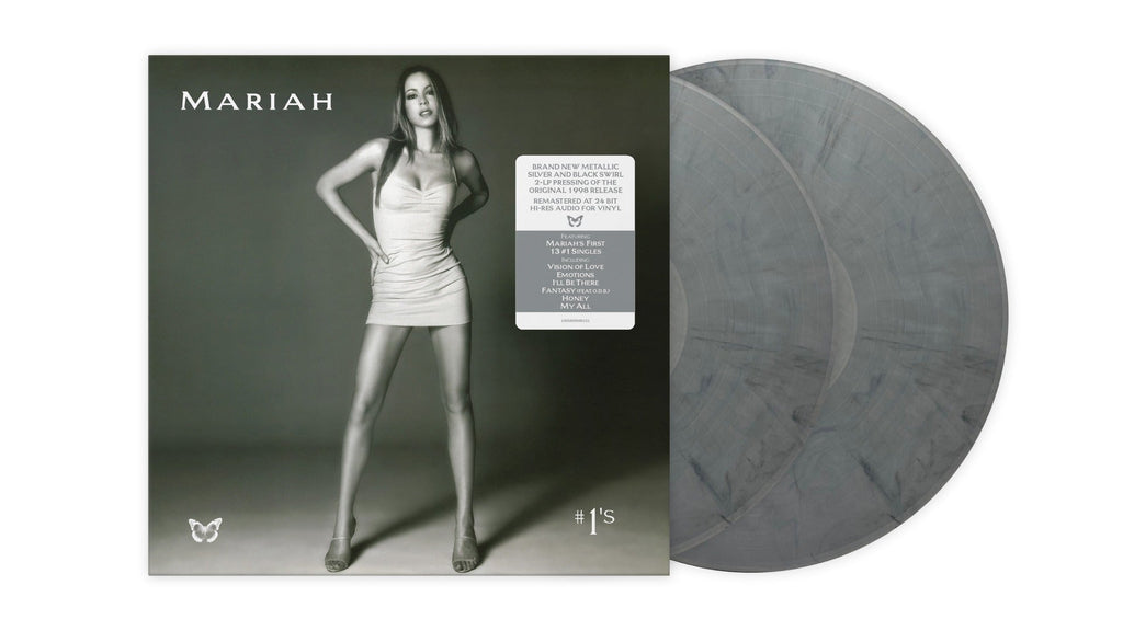 Mariah Carey #1's (Bonus Tracks, Colored Vinyl, Silver & Black Swirl) (2 Lp's) Vinyl Record