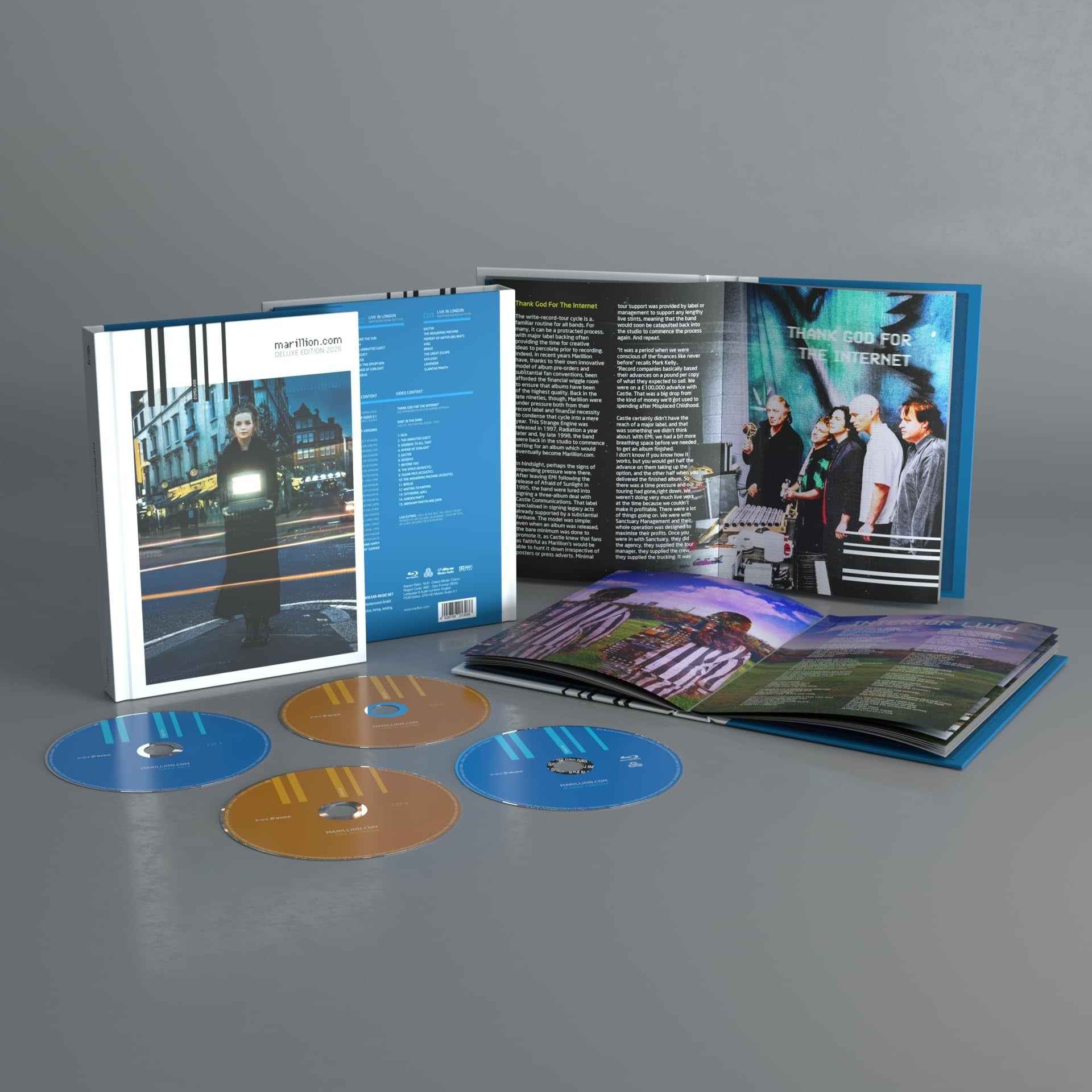 Marillion - Marillion.Com (3Cd + Blu-Ray Mediabook) Music CD