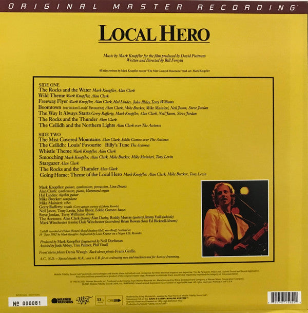 Local Hero (MFSL VINYL) | Mint (M) Mint (M)