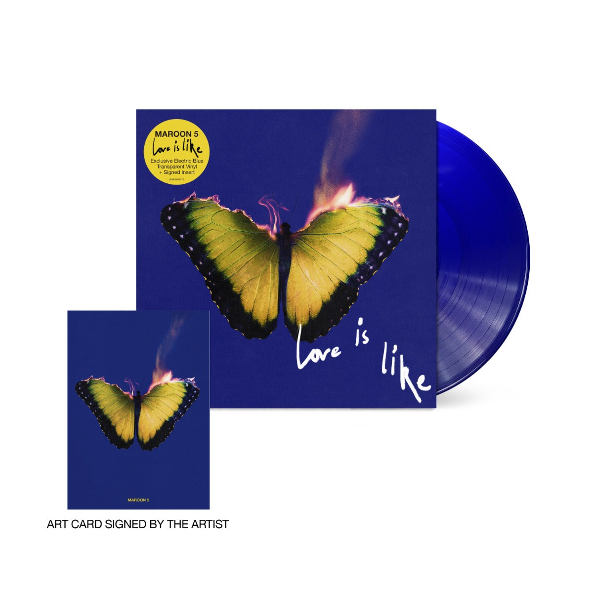 Love Is Like – Limited Edition Transparent Electric Blue Vinyl [Signed Insert] Vinyl Record