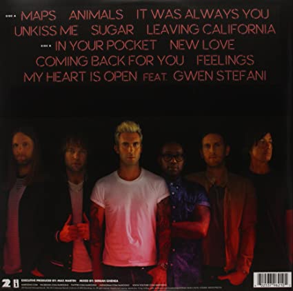 Maroon 5 V [Explicit Content] Vinyl Record