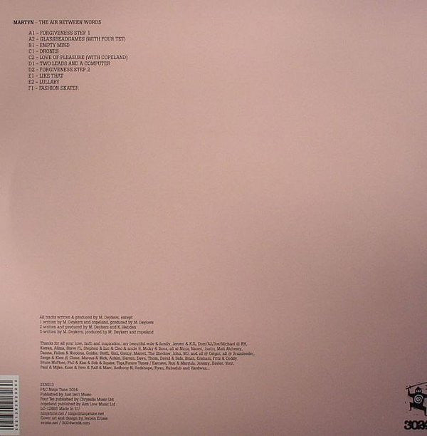 The Air Between Words (3xVINYL) | Mint (M) Mint (M)