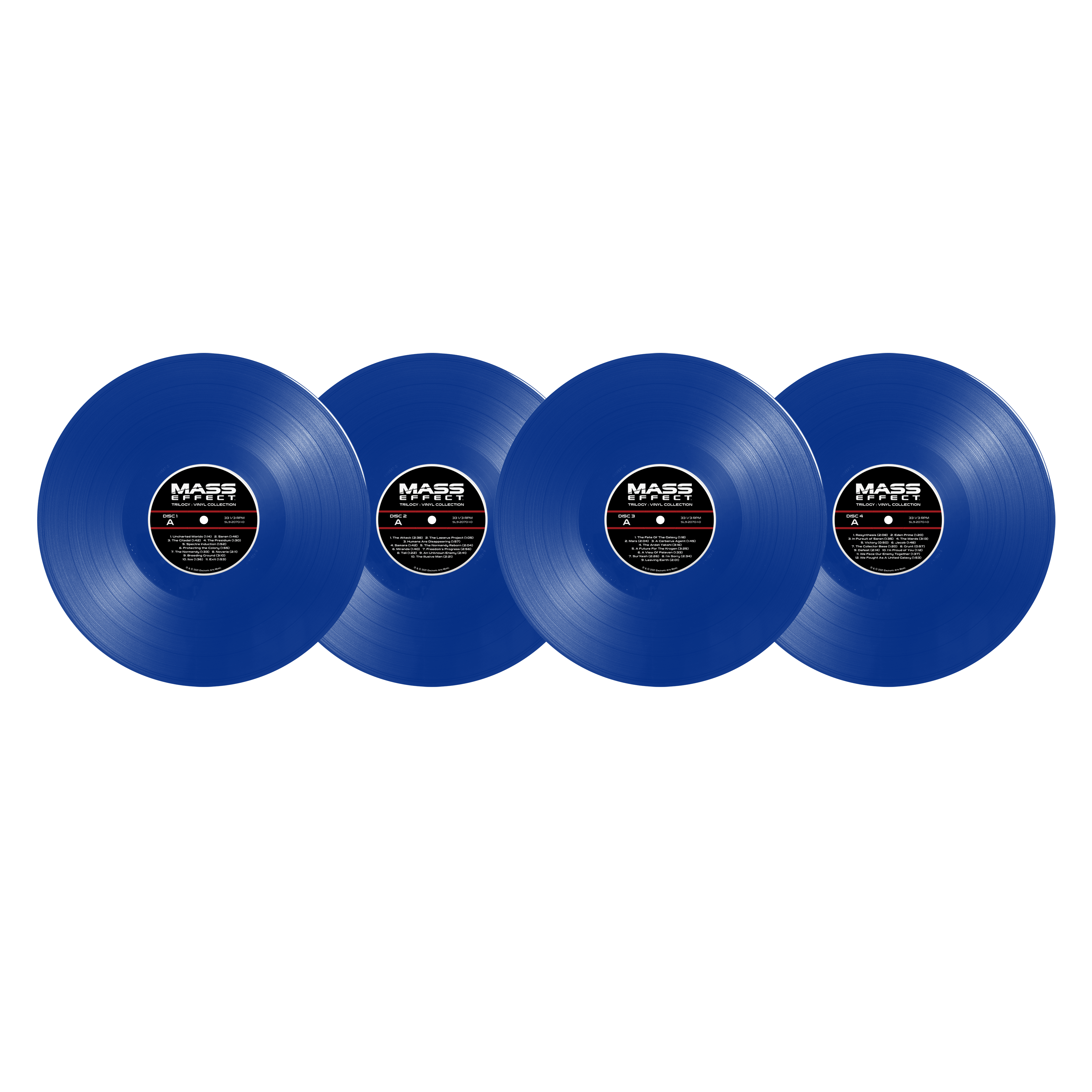 Mass Effect Trilogy: Vinyl Collection (4 LP, 'Element Zero' Limited Exclusive) Vinyl Record