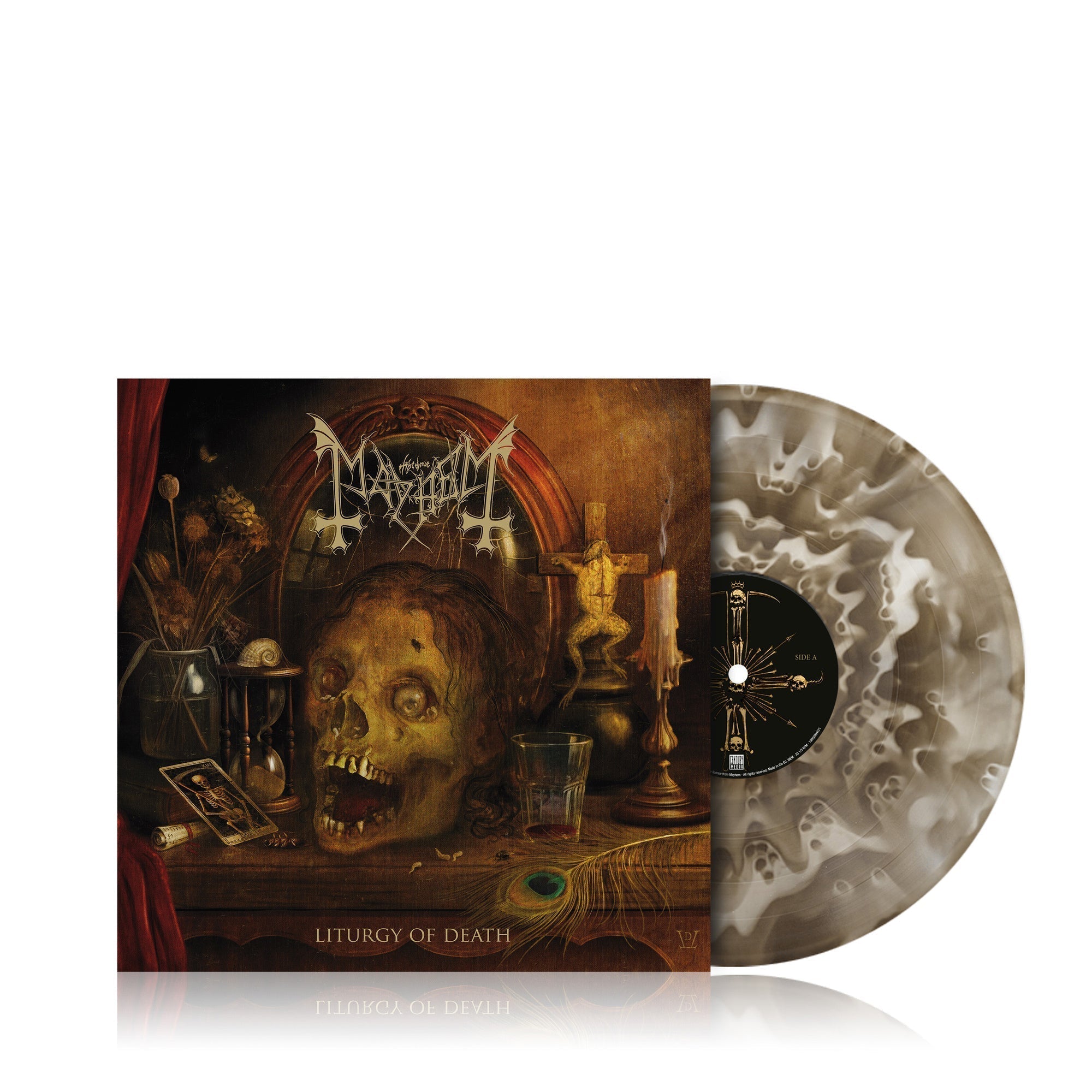 Liturgy Of Death (Indie Exclusive) (Lp-Booklet) [Black Ice Ghost Vinyl] Vinyl Record