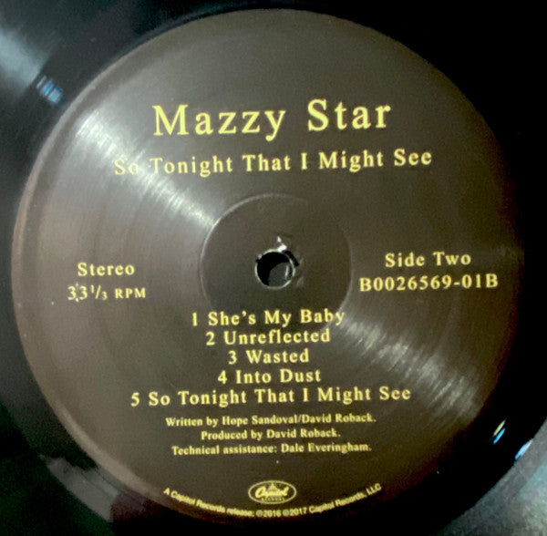 Mazzy Star - So Tonight That I Might See | Mint (M) Mint (M)