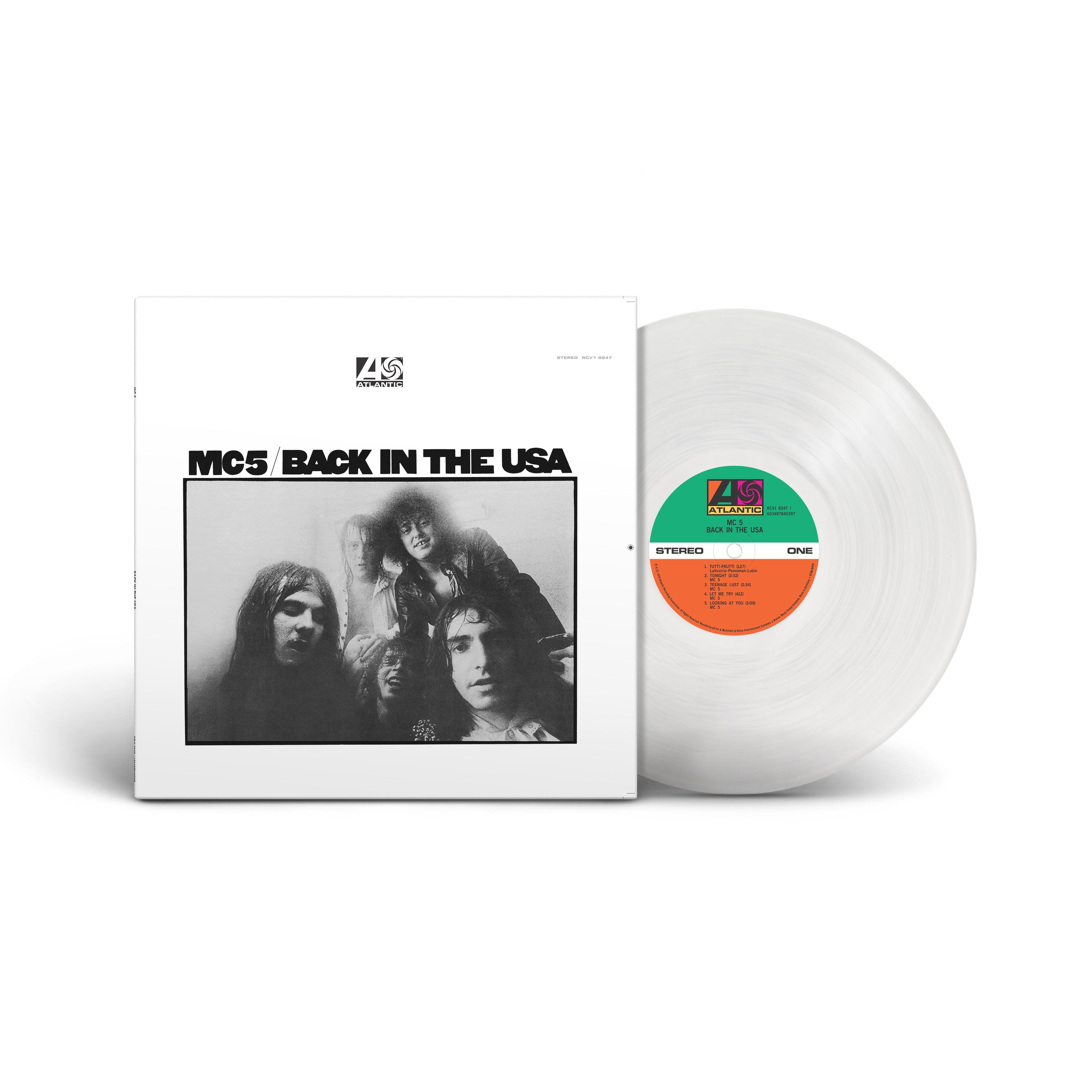 MC5 Back in The USA (ROCKTOBER / ATL75) (Crystal Clear Diamond Vinyl) Vinyl Record