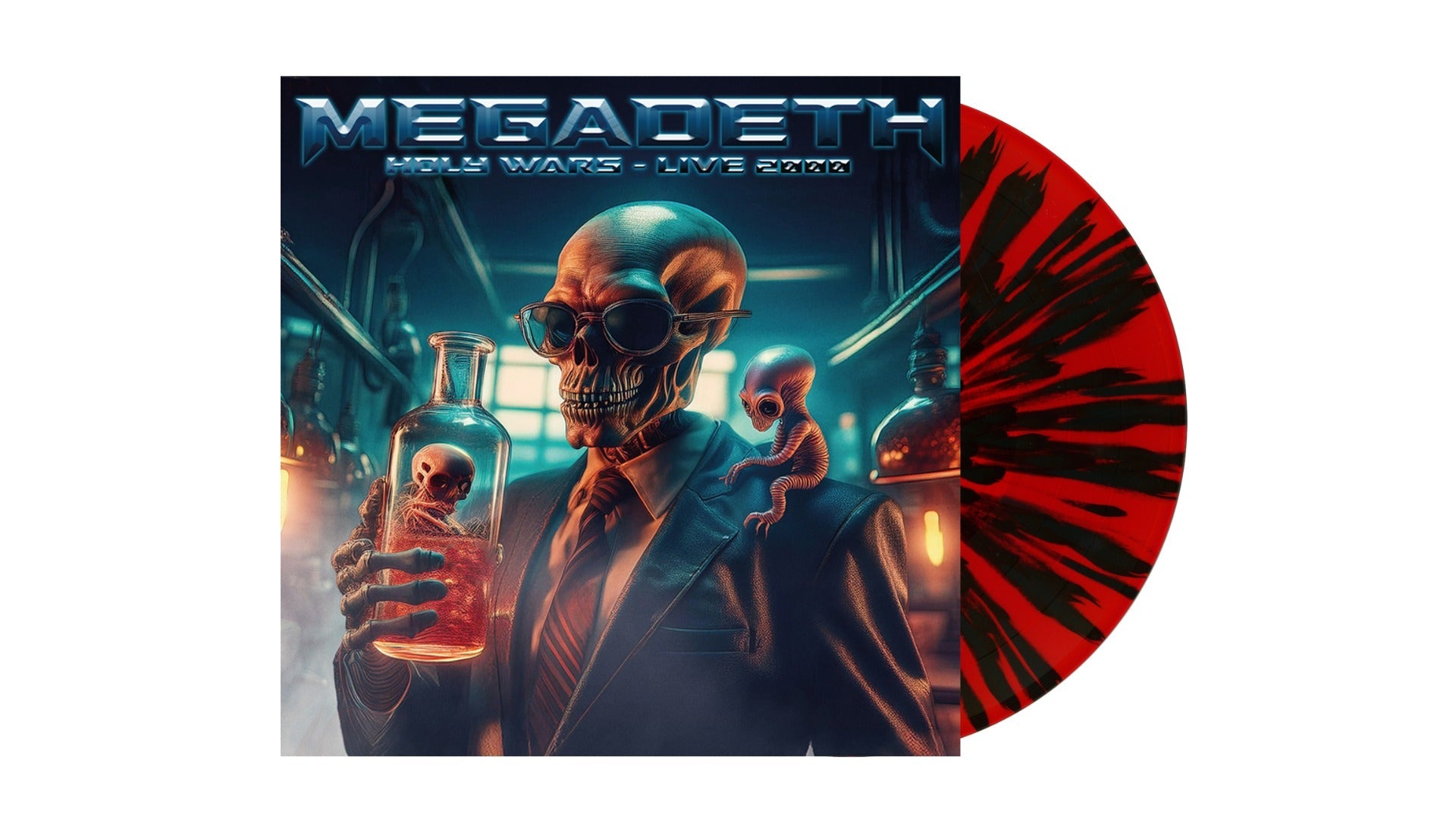 Holy Wars - Live 2000 (Red W/ Black Splatter Vinyl) Vinyl Record