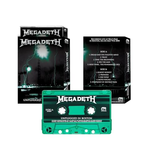 Megadeth - Unplugged In Boston Cassette Tape