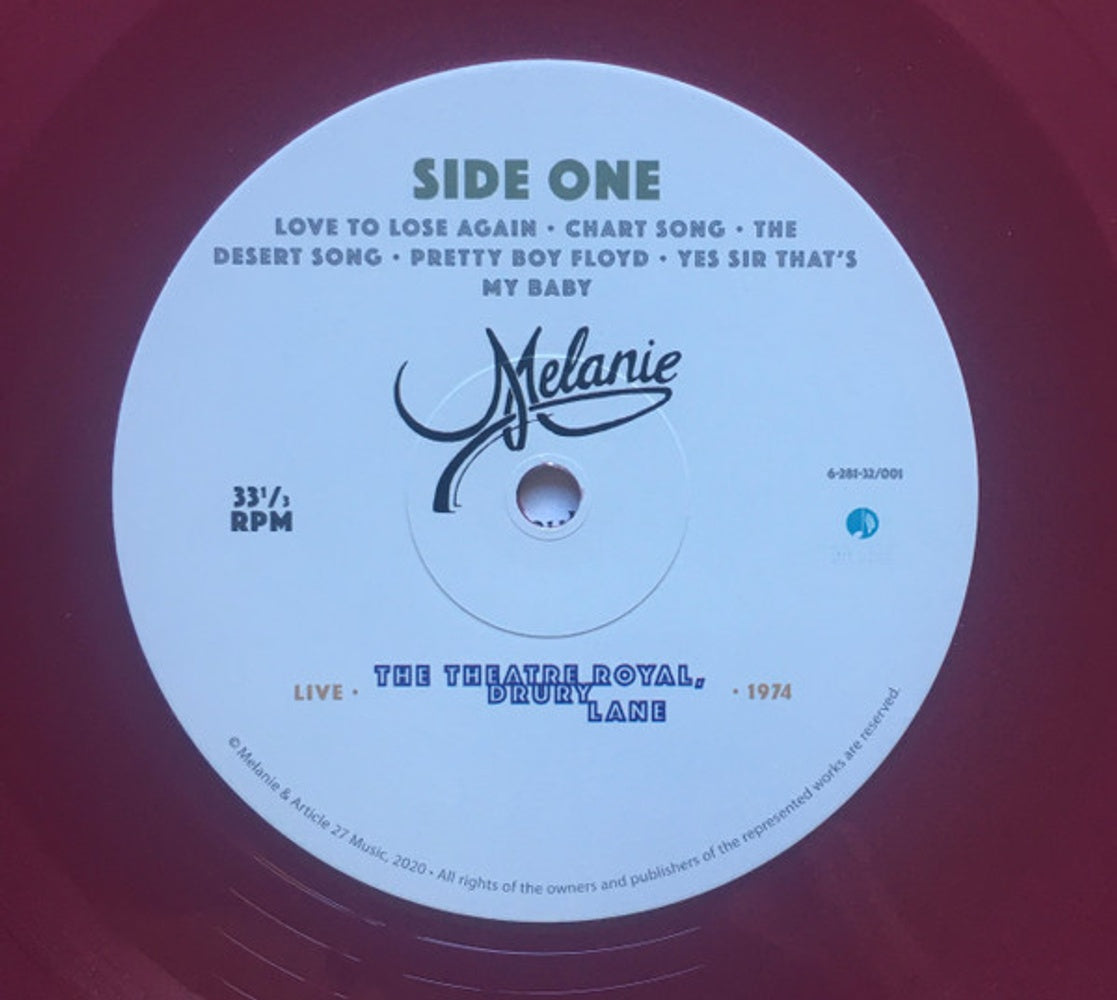 Melanie – Melanie With The Incredible String Band Live (LP Vinyl) Vinyl Record
