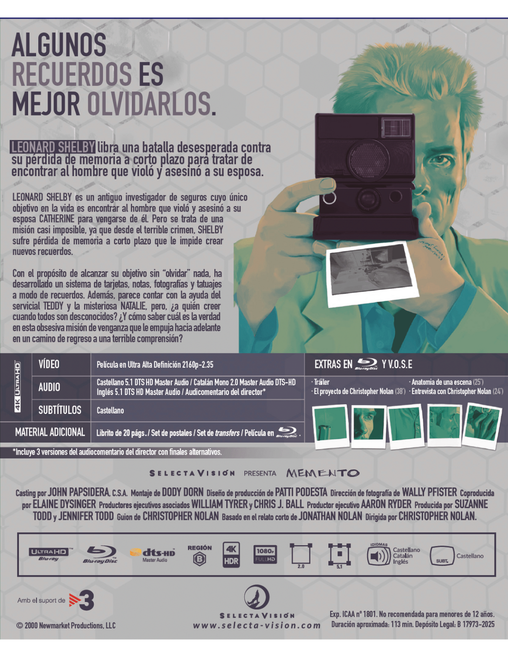 Memento - Collector's Edition (4K Ultra HD + Blu-ray)