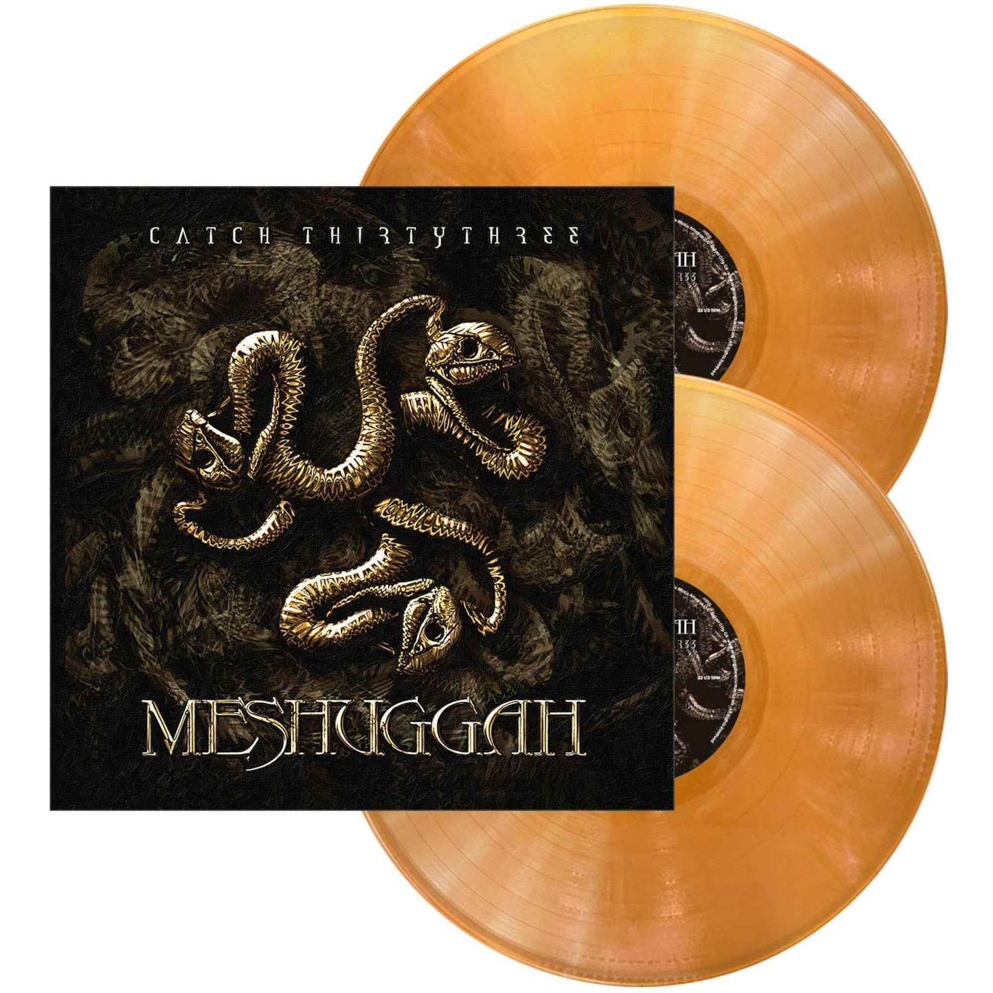 Meshuggah - Catch Thirtythree: 20Th Anniversary Edition (2026 Remastered) [Gold, White Marble Vinyl] Vinyl Record