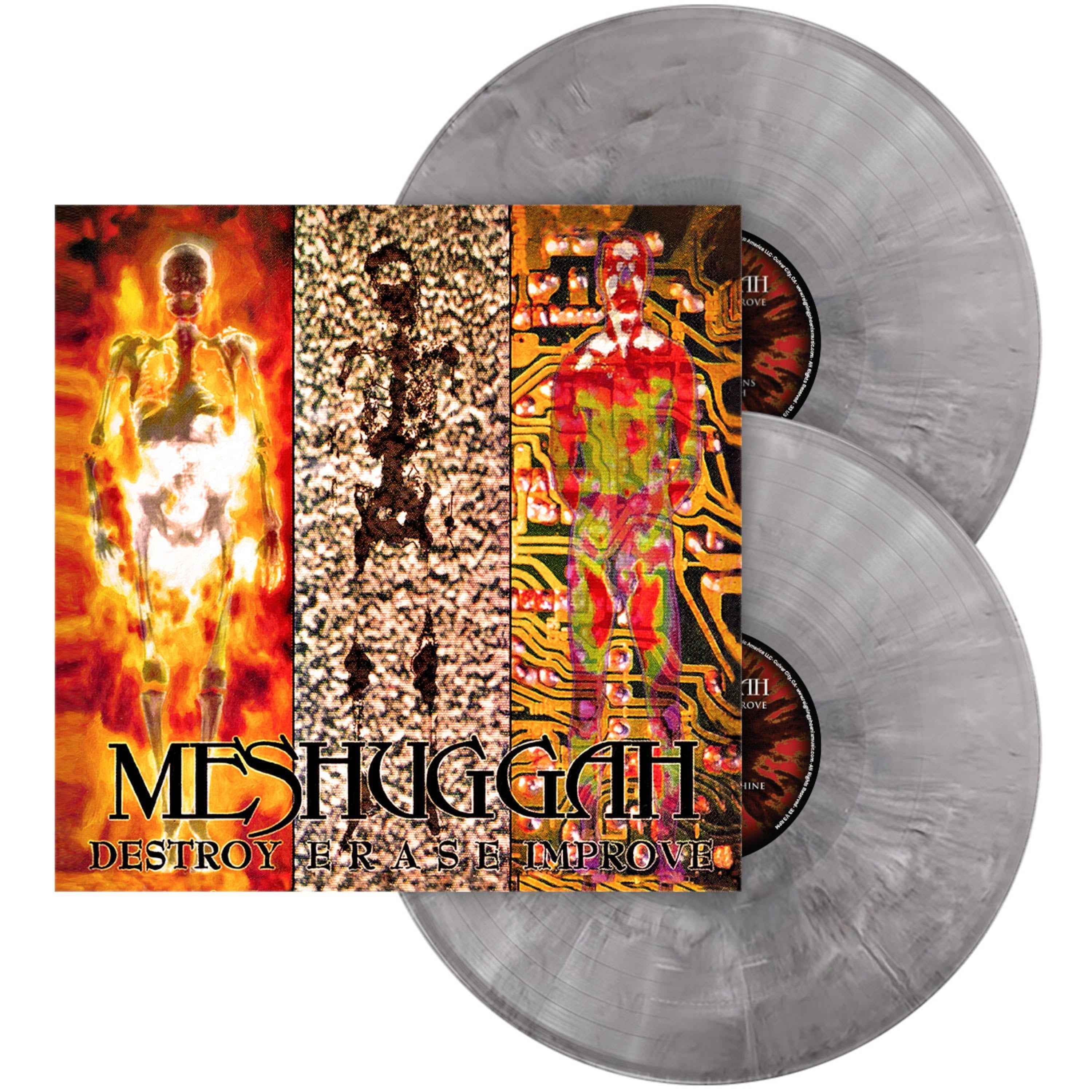 Meshuggah - Destroy Erase Improve: 30Th Anniversary Edition (2026 Remastered) [Gray, Black White Marble Vinyl] Vinyl Record